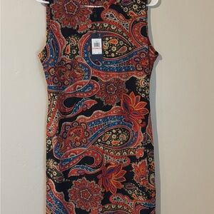 Tommy Hilfiger Paisley Print Sleeveless Dress size 10